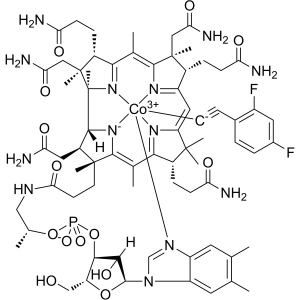 2,4-Difluorophenylethynylcobalamin (F2PhEtyCbl) 2101750-19-8
